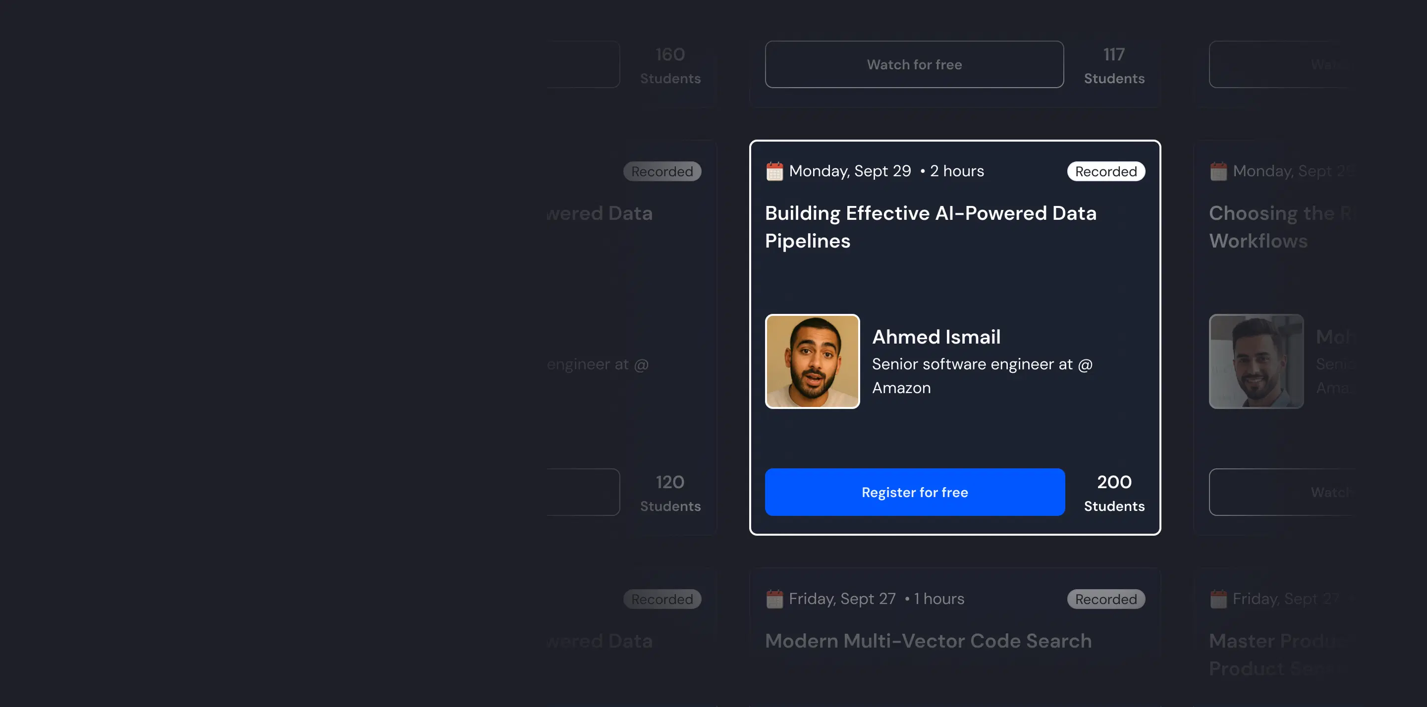 Free sessions background